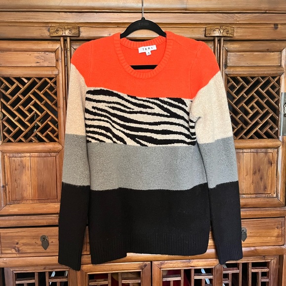 THML KELLY COLOR BLOCK DETAILED SWEATER ~ SIZE MEDIUM ~ NWOT - Picture 5 of 8